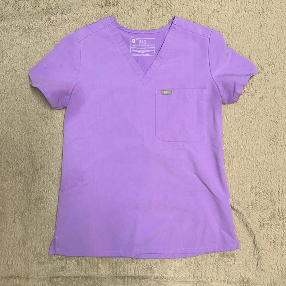 SOLD ON MERCARI Figs top lavender